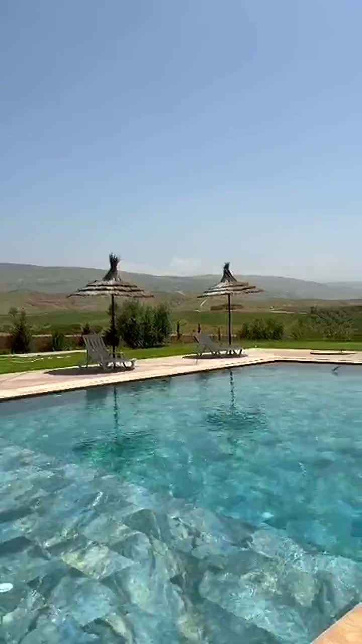 Bladi Pass Piscine, La Ferme, oliveraie face à l'Atlas